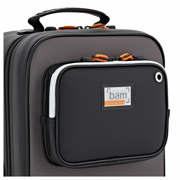 BAM Peak Performance Alto Saxophone Case, Black and Grey