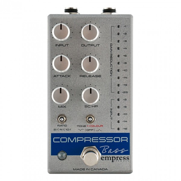 Empress Effects Bass Compressor, Silver