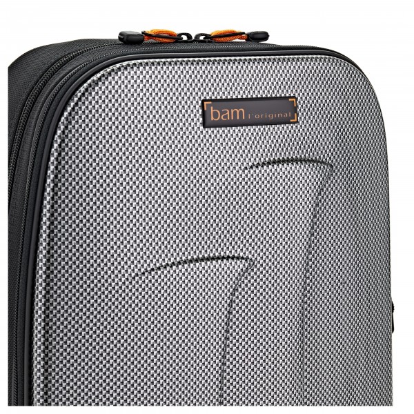 BAM New Trekking Double Clarinet Case, Silver Carbon