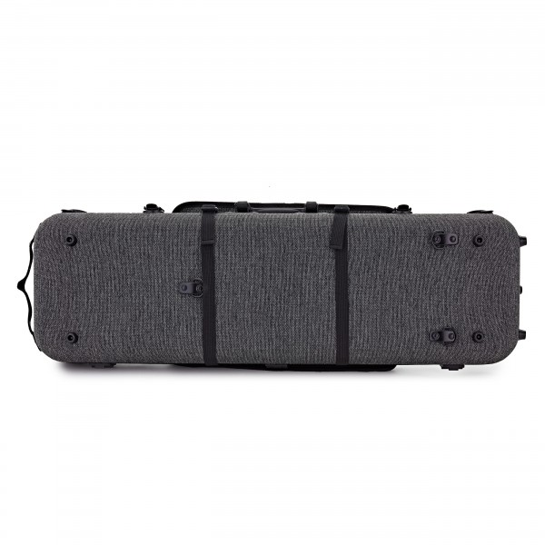Gewa BIO S Oblong Violin Case, Grey with Music Pocket
