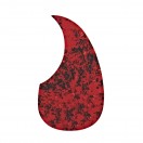 Guitarworks Acoustic Guitar Scratch Plate, Tortoise Shell, Tear Drop