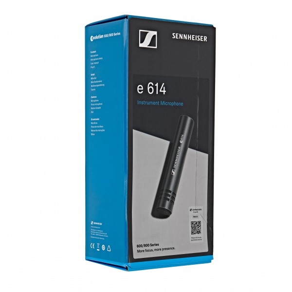 Sennheiser e614 Overhead Condenser Microphone - Microphone Box