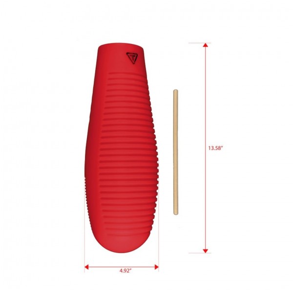 Tycoon Plastic Guiro, Red Info