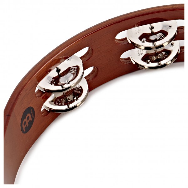 Meinl Percussion Tambourine, Steel Jingles African Brown TA2AB 
