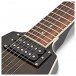 Dean V 79 Flame Top, Trans Black