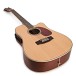 Dreadnought 12 String Electro Acoustic Guitar, Natural + Amp Pack