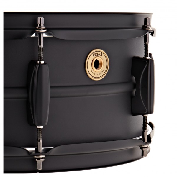 Tama 14" x 5.5" Metalworks Black on Black Steel Snare Drum