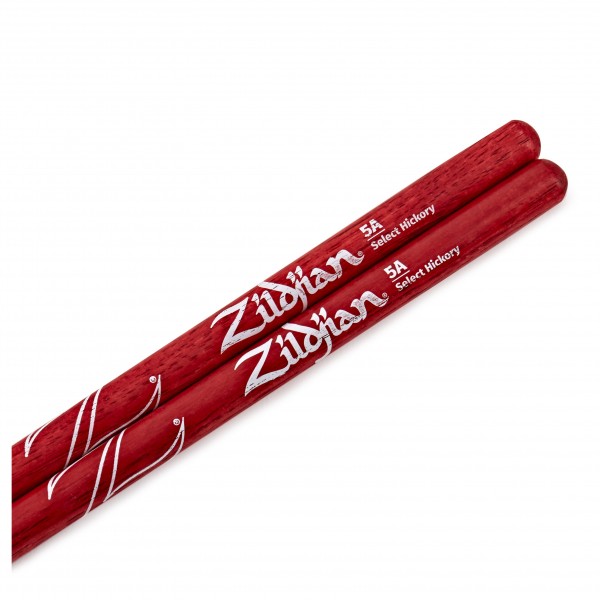 Zildjian 5A Wood Tip Red Drumsticks