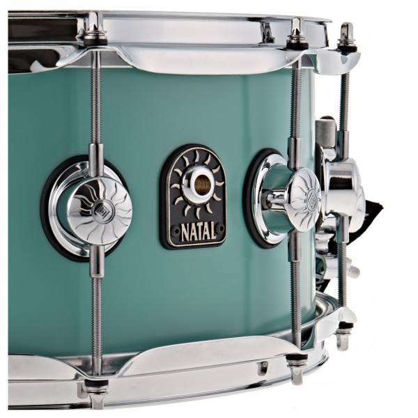 Natal Café Racer 14'' x 6.5'' Snare Drum, Sea Foam Green