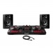 Numark Mixtrack Platinum FX DJ Controller with M-Audio BX4 Monitors - Full Bundle