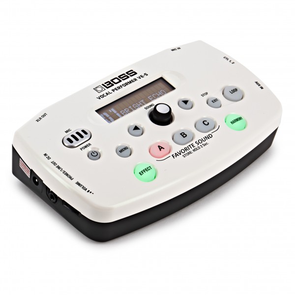 Boss VE-5 Vocal Performer Vocal Processor, White at Gear4music
