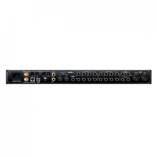 MOTU 828ES Interface - Rear View 