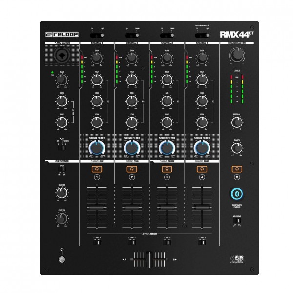 Reloop RMX-44BT Bluetooth DJ Mixer