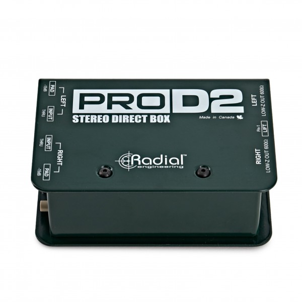 Radial PRO D2 ステレオダイレクトボックス Radial ProD2 2-channel Passive Instrument Direct Box