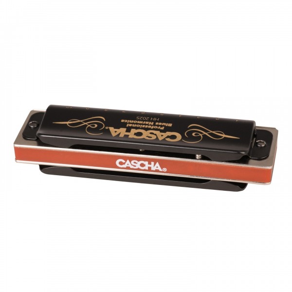 Cascha Professional Blues Harmonica, Bb, Back