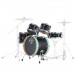 Dixon Drums Jet Set Plus 5pc Shell Pack, Black Green