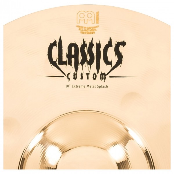Meinl Classics Custom Extreme Metal 10" Splash - Detail