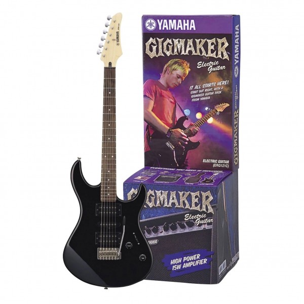 Yamaha ERG121GPII Gigmaker Guitar Pack, Black