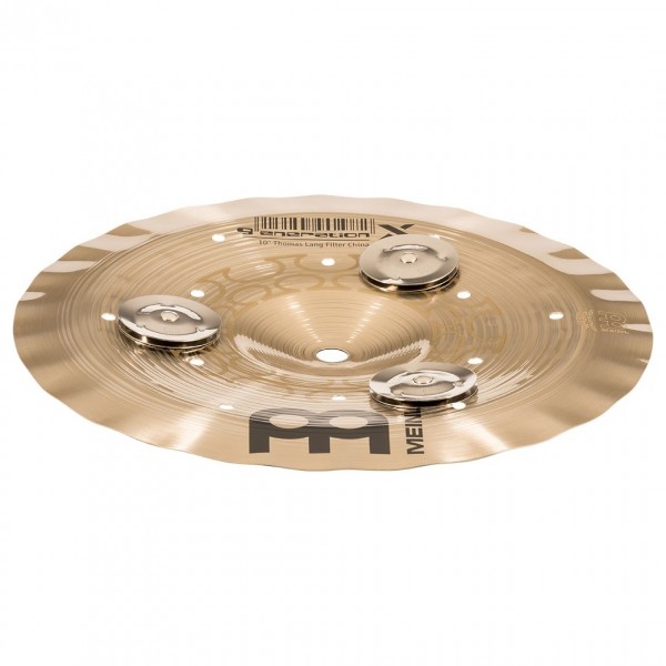 Meinl Generation X 10" Jingle Filter China - Angle