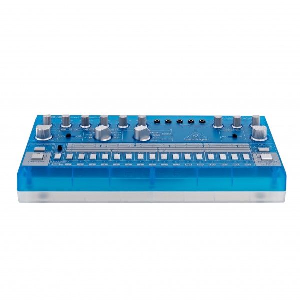 Behringer RD-6 Drum Machine, Transparent Blue