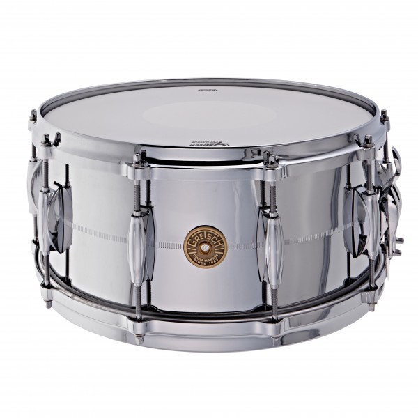 Gretsch G4000 Series Snare Drum 14 x 6.5 Chrome Over Brass Shell