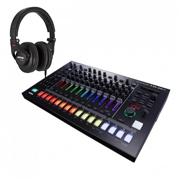 Roland AIRA TR-8S Rhythm Performer with Shure SRH440 Headphones