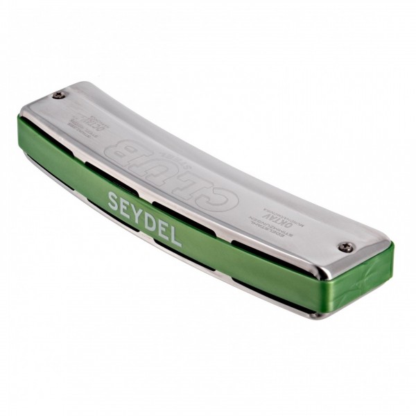 Seydel Club Steel Octave Harmonica, High G, Back