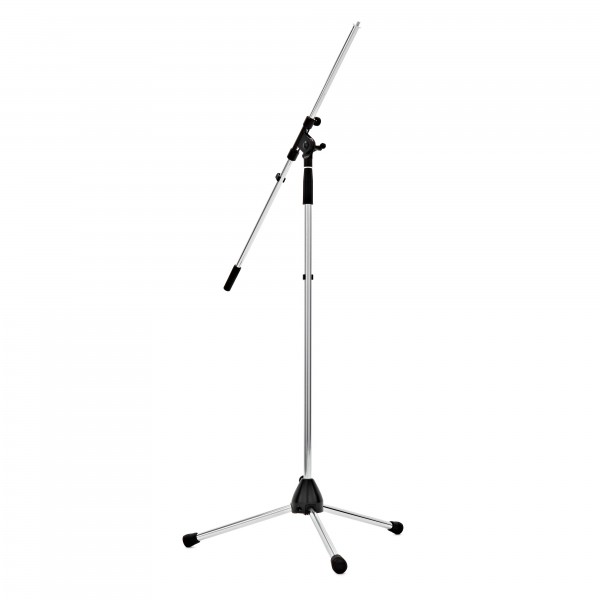 K&M 210/2 Boom Microphone Stand, Chrome