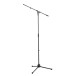 K&M 210/2 Boom Microphone Stand, Black