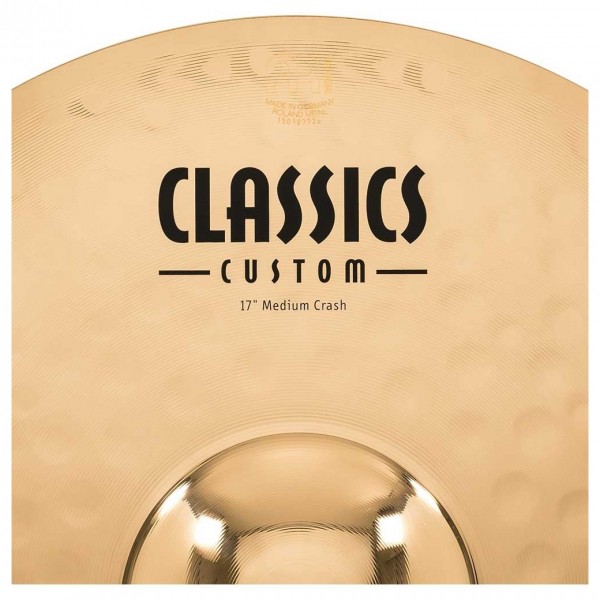 Meinl Classics Custom 17" Medium Crash