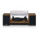 Lenco LS-100 Turntable with Bluetooth and External Speakers, Brown