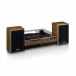 Lenco LS-100 Turntable with Bluetooth and External Speakers - Side View 