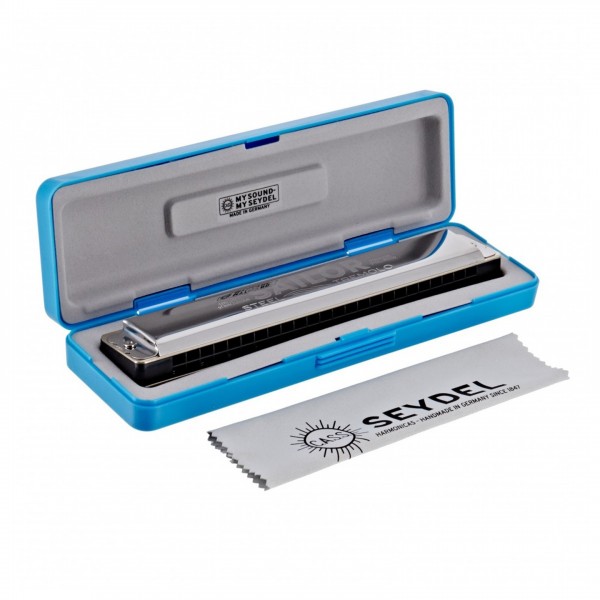 Seydel Sailor Tremolo Harmonica, D, Case