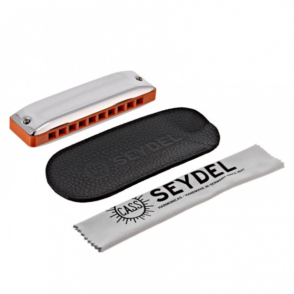 Seydel 1847 Session Steel Blues Harmonica, Bb, Accessories