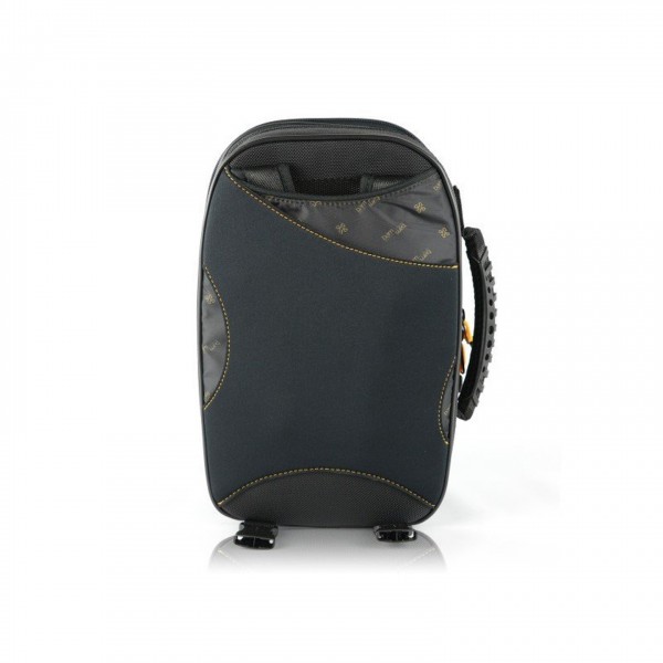 BAM New Trekking Bb Clarinet Case, Silver Carbon Finish, Back