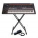 Roland Jupiter-X 61 Key Synthesizer with Stand and Pedal - Full Bundle