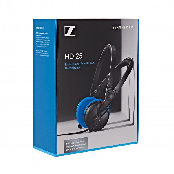 Sennheiser HD 25 Headphones Limited Edition Blue at Gear4music
