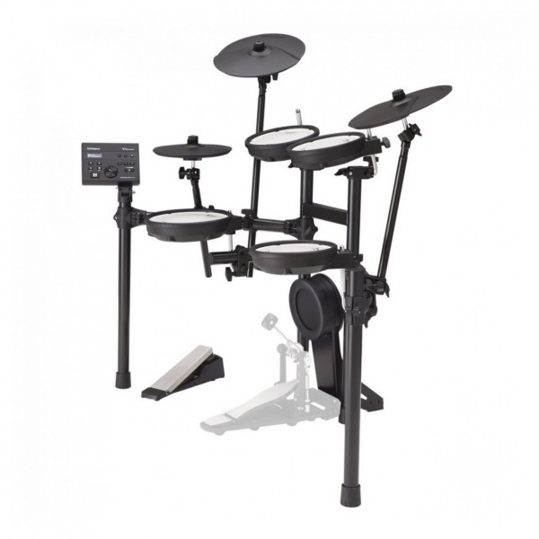 Roland TD-07KV V-Drums Electronic Drum Kit - Angled