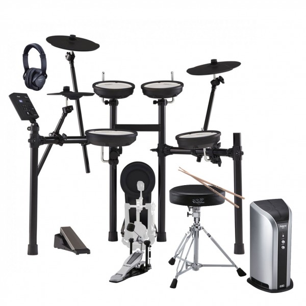 Roland TD-07KV V-Drums Electronic Drum Kit Ultimate Bundle