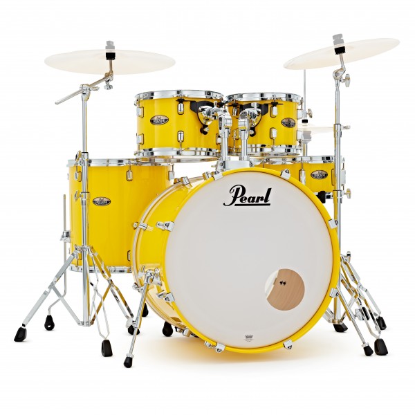 Pearl Decade Maple 22'' Am Fusion Drums w/ Hardware, Solid Yellow