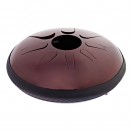 Idiopan 12'' Stimmbare Steel Tongue Drum mit Tonabnehmer, Ruby Red