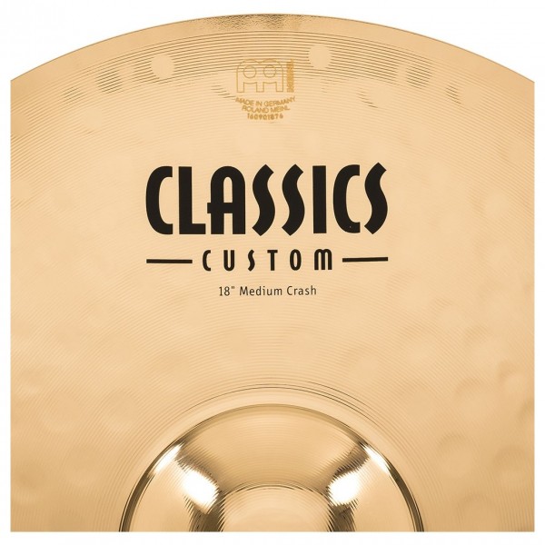Meinl Classics Custom 18" Medium Crash