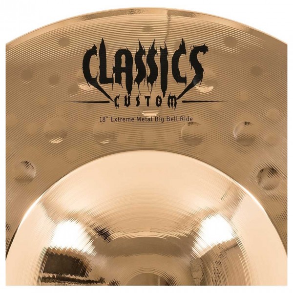 BELL STARⅡlimited edition L Meinl Classics Custom Extreme Metal 18'' Extra Big Bell Ride