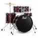 Pearl Roadshow 5pc American Fusion Drum Kit, Red Wine