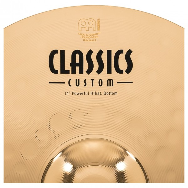 Meinl Classics Custom 14" Powerful Hi-Hat, Pair