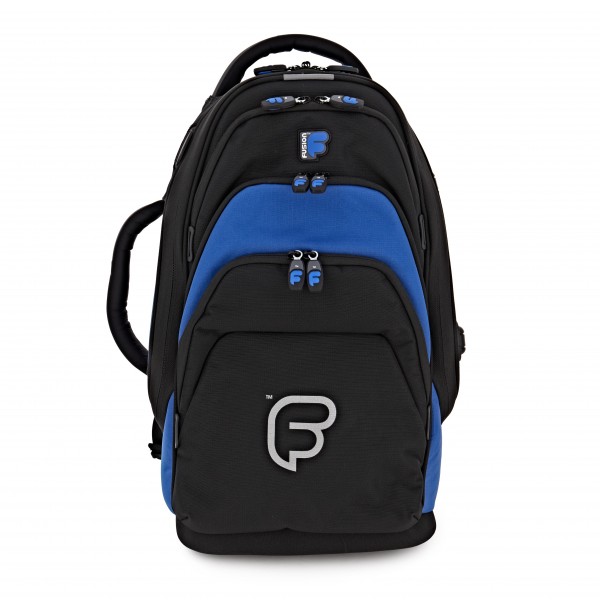 Fusion Premium Cornet Gig Bag, Black and Blue