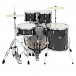 Pearl Roadshow 5pc American Fusion Drum Kit, Jet Black
