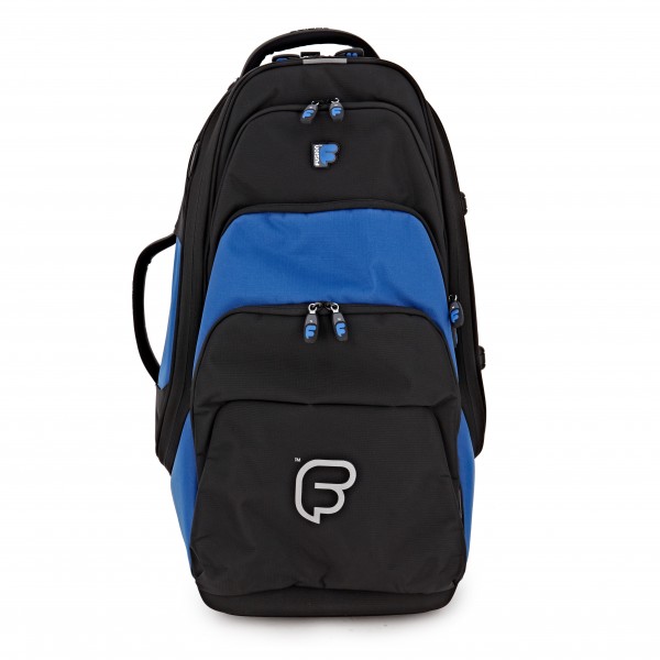 Fusion Premium Baritone Horn Gig Bag, Black and Blue