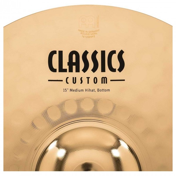 Meinl Classics Custom 15" Medium Hi-Hat, Pair