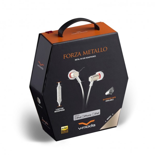 V-Moda Forza Metallo, Rose Gold (iOS) -  Packaging